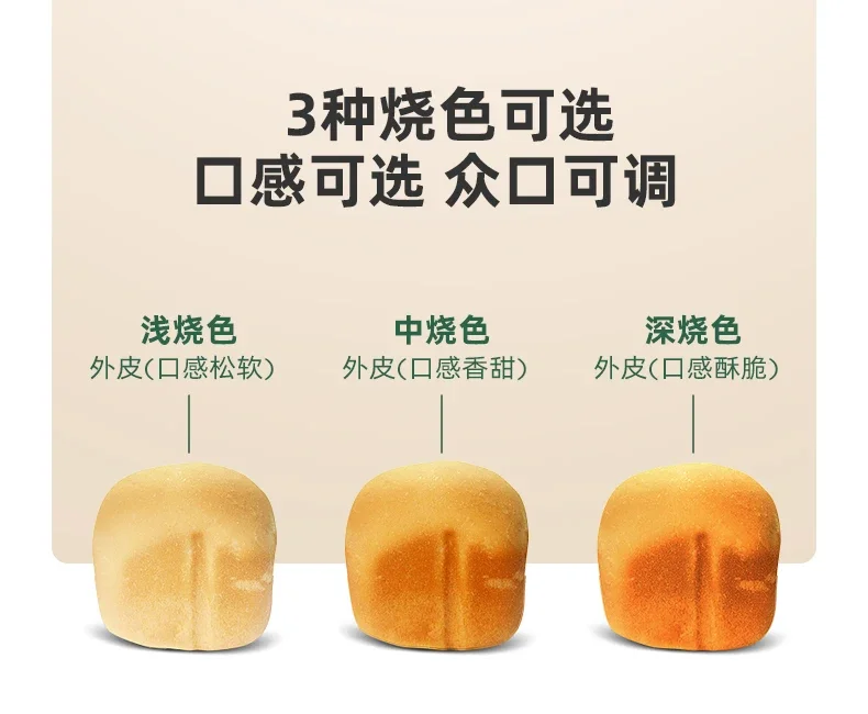 220V PETRUS PE8855 Multifunctional Bread Maker Automatic Dough Kneading Breakfast Toast Machine AD