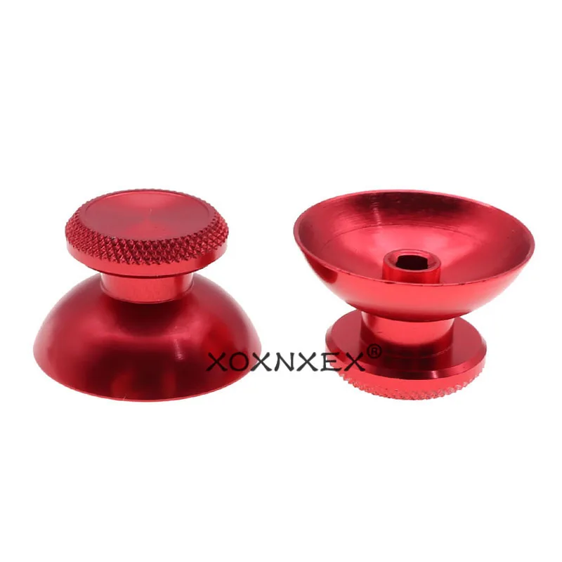 Xoxnxex 1 Paar = 2 Stuks Rocker Caps Voor Ps5 Console Aluminium Metalen Metalen Analoge Grepen Stick Fit Voor Sony Ps5 Controller