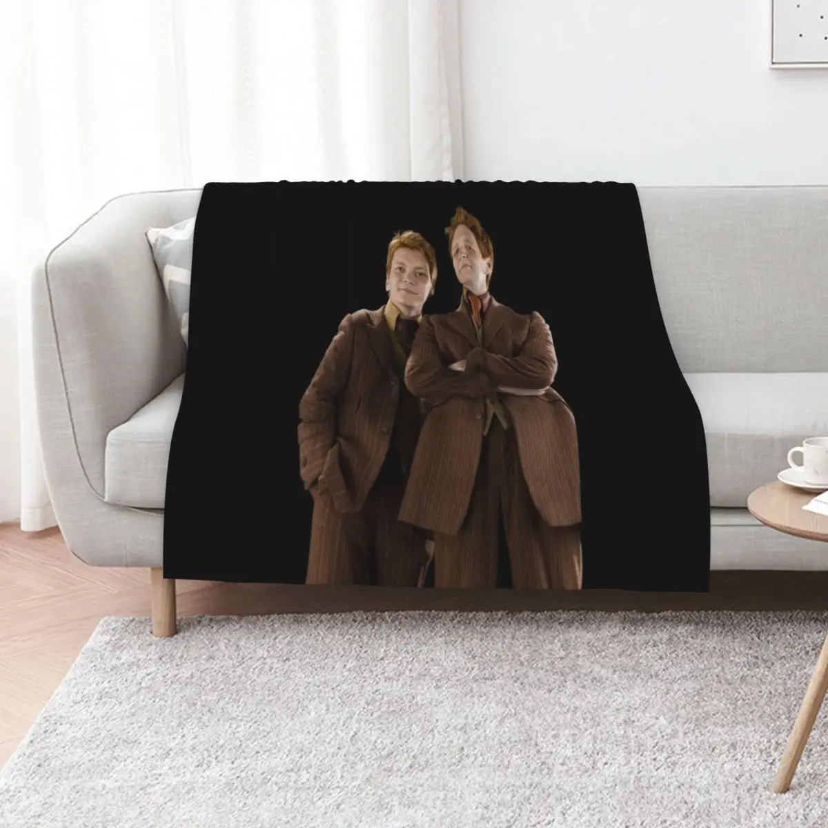 

Fred and George Weasley Throw Blanket Fashion Sofas Decorative Sofa Warm Soft Plush Plaid Blankets