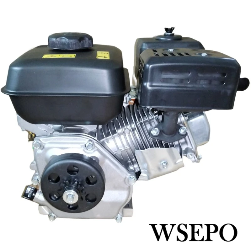 Top Quality! WSE-170F 7HP 212CC Air Cool 4-Str. Gokart Gasoline Engine With 10 Teeth Centrifugal Clutch