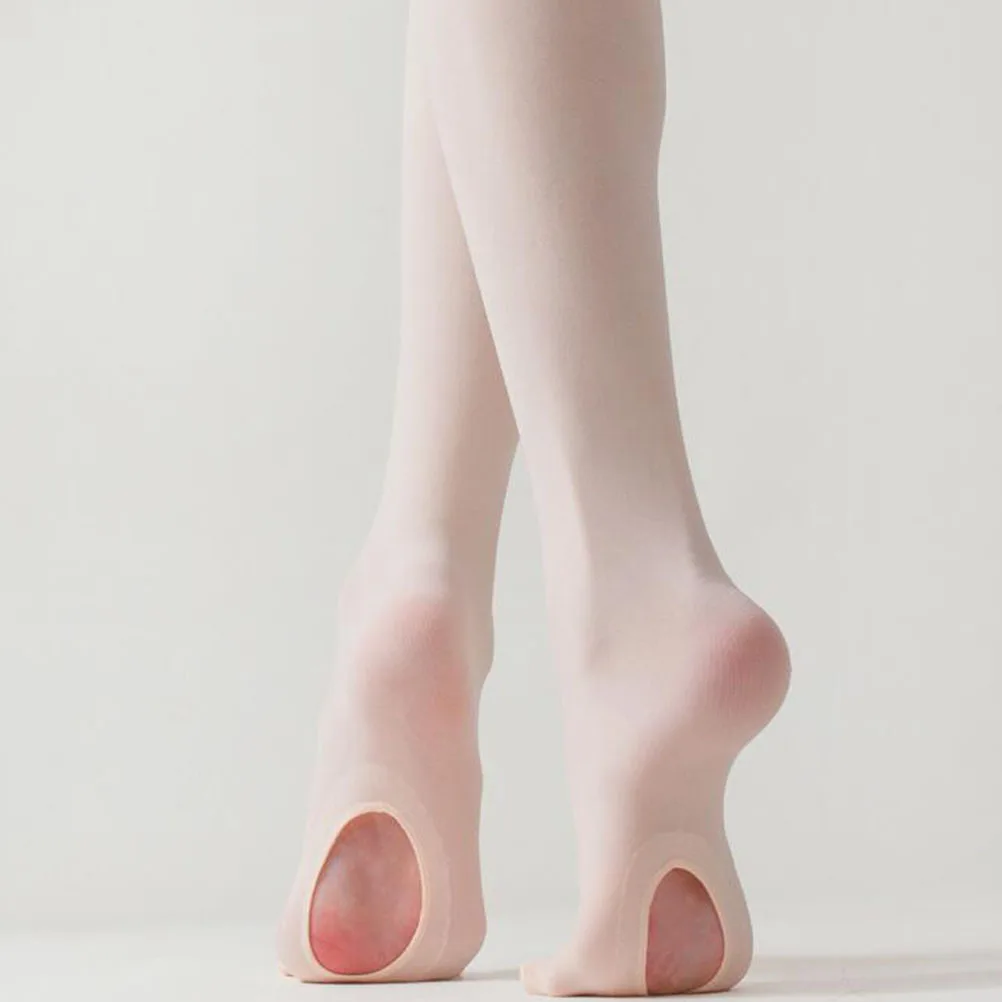 1 par de medias de baile para adultos para clase de Ballet medias elásticas ultrasuaves para mujeres niñas cómodas transpirables tela suave ligera