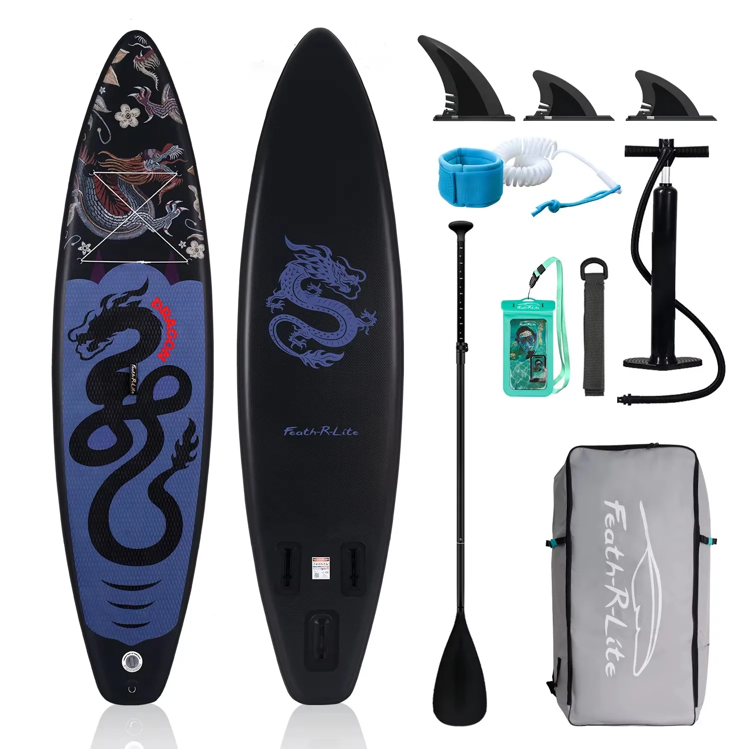 Sup Board Inflatable Stand Up Paddle Board SUP Board non-slip SurfBoard Water Sports Paddling Board 335x84x15 cm