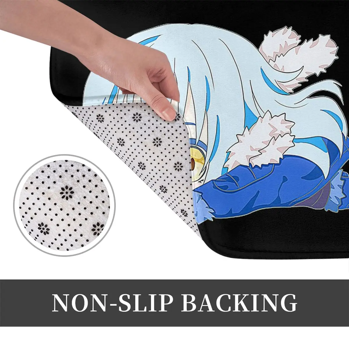 في ذلك الوقت تم تجسدت كملك الوحل سيد العاصفة المضادة للانزلاق ممسحة الكلمة حصيرة السجاد البساط لمدخل المطبخ مسند القدم الحصير