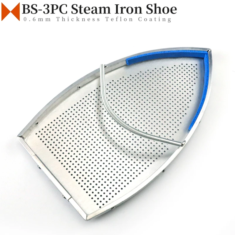 6 PCS/lot BS-3PC Steam Iron Shoes Fit Silver Star 191mmx93mm Heat Resistant 260℃, 0.6mm PTFE Coating High Quality