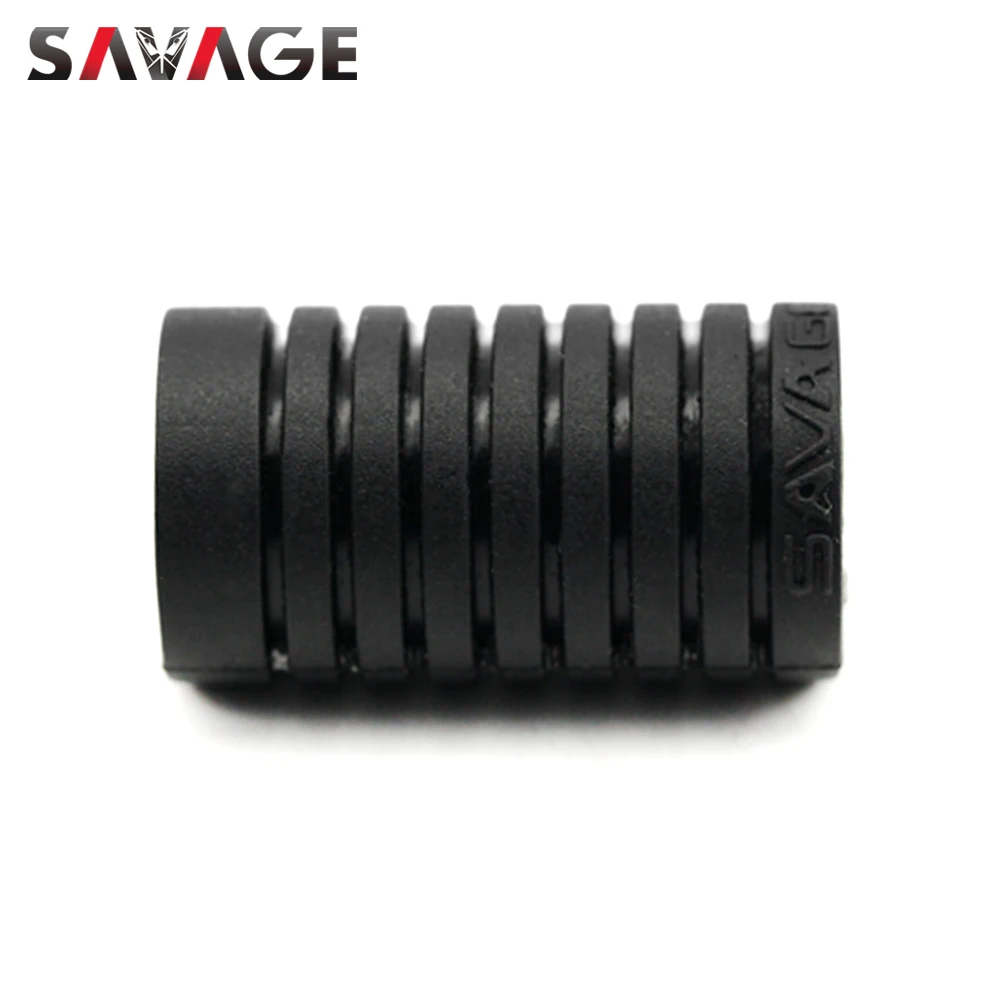 Universal Motorcycle Gear Shift Lever Foot Pad Pedal Toe Peg Cover Motorcross Accessories Silica Gel Foot Pegs Pad Rubber Cover