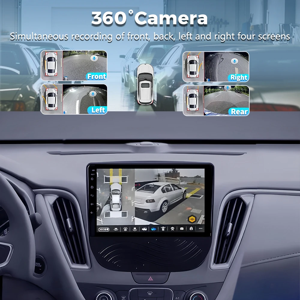 أندرويد 15 Carplay السيارات 2K شاشة راديو السيارة مشغل وسائط متعددة لشروليه ماليبو XL 2016-2018 DSP Autoradio ستيريو سنابدراجون