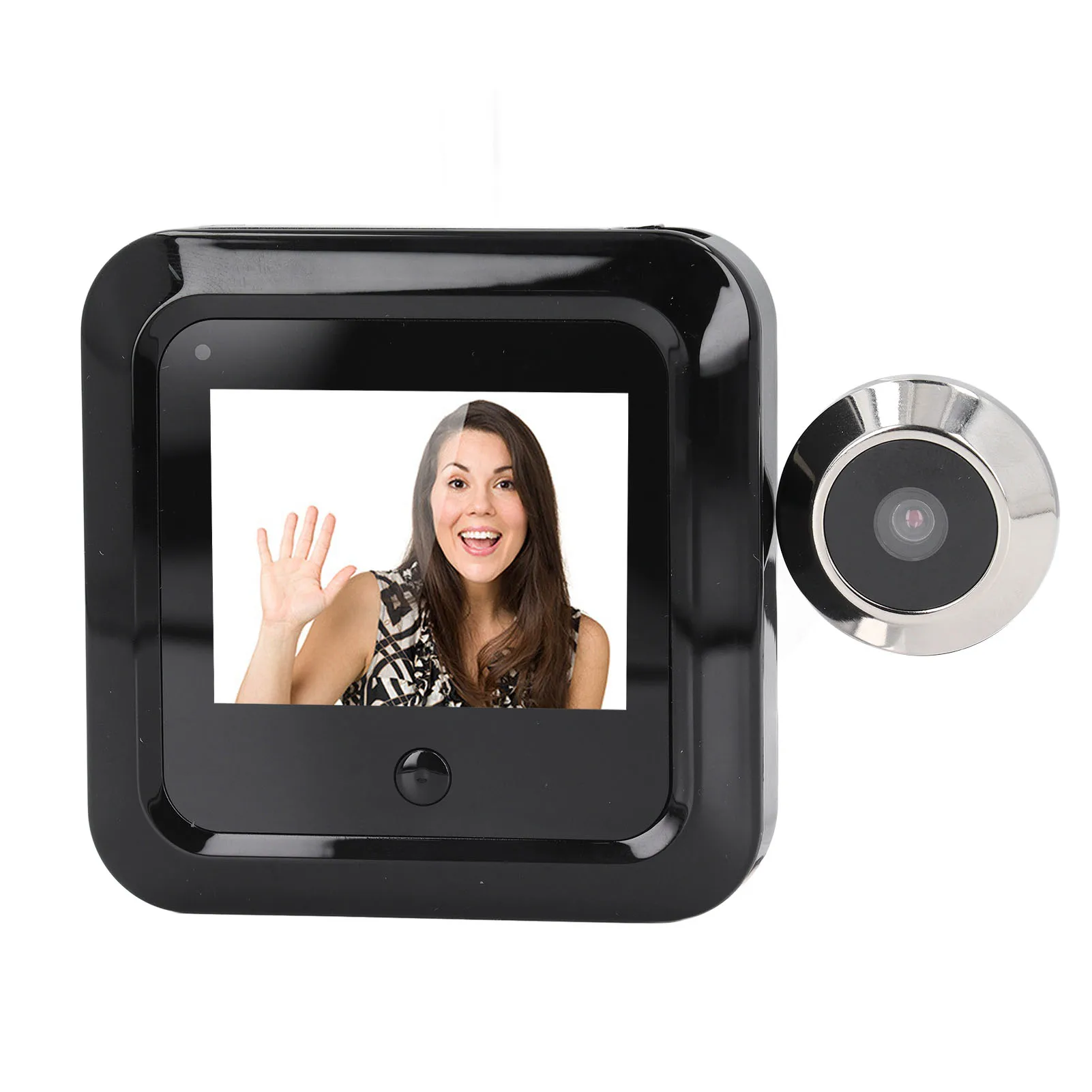 

Door Eye Hole Camera Digital Door Viewer 0.3MP 120 Degree Zinc Alloy Peephole Camera and 2.4 Inch HD Screen Monitor for Home