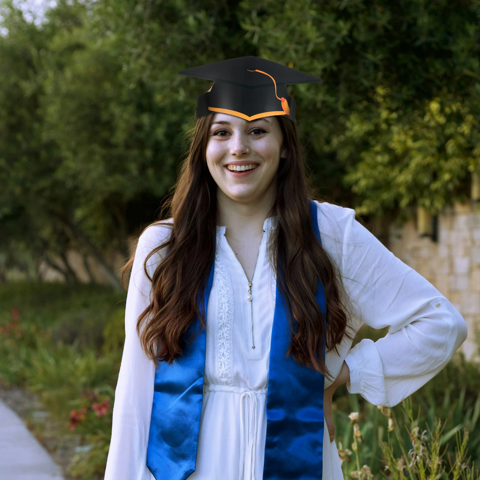 

36pcs Graduation Caps Black DIY Adorn Crafts Paper Graduation Hats For Party Top Child Favor Supplies