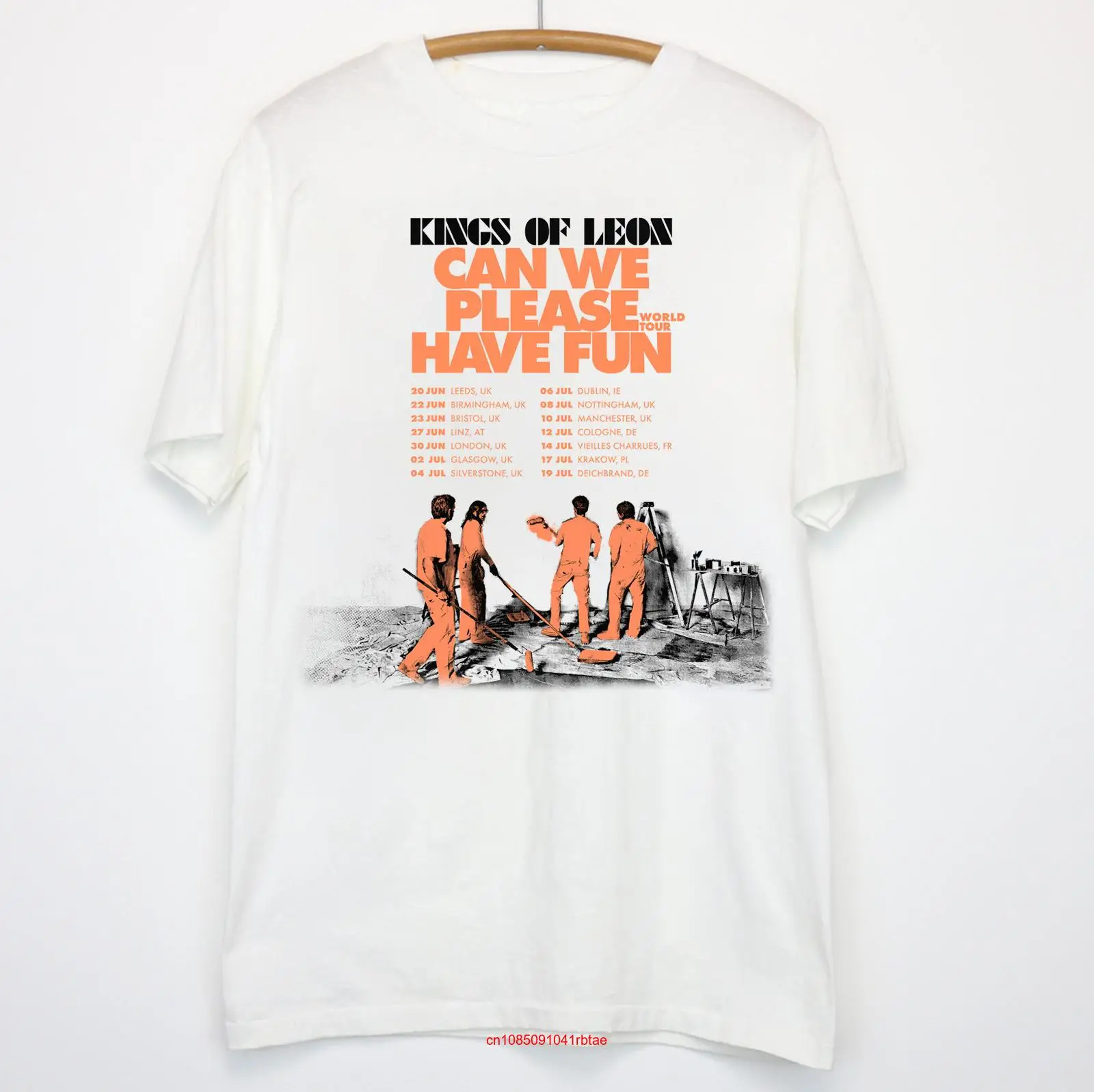 Kings Of Leon Band Can We Please Have Fun UK EU Tour S to 5XL T shirt long or short sleeves