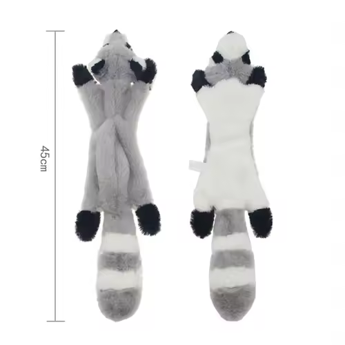 Funny Simulated Animal No Stuffing Dog Toy with Squeakers Durable Stuffingless Plush Squeaky Dog Chew Toy Crinkle Pet Squeak Toy - Image 15