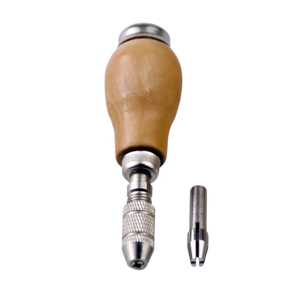 Jeweler Pin Vise Vice Wooden Handle With Chuck Twisting Wire Wrapping Drill Tool Hand Tools Tool Accessories Professional Tools