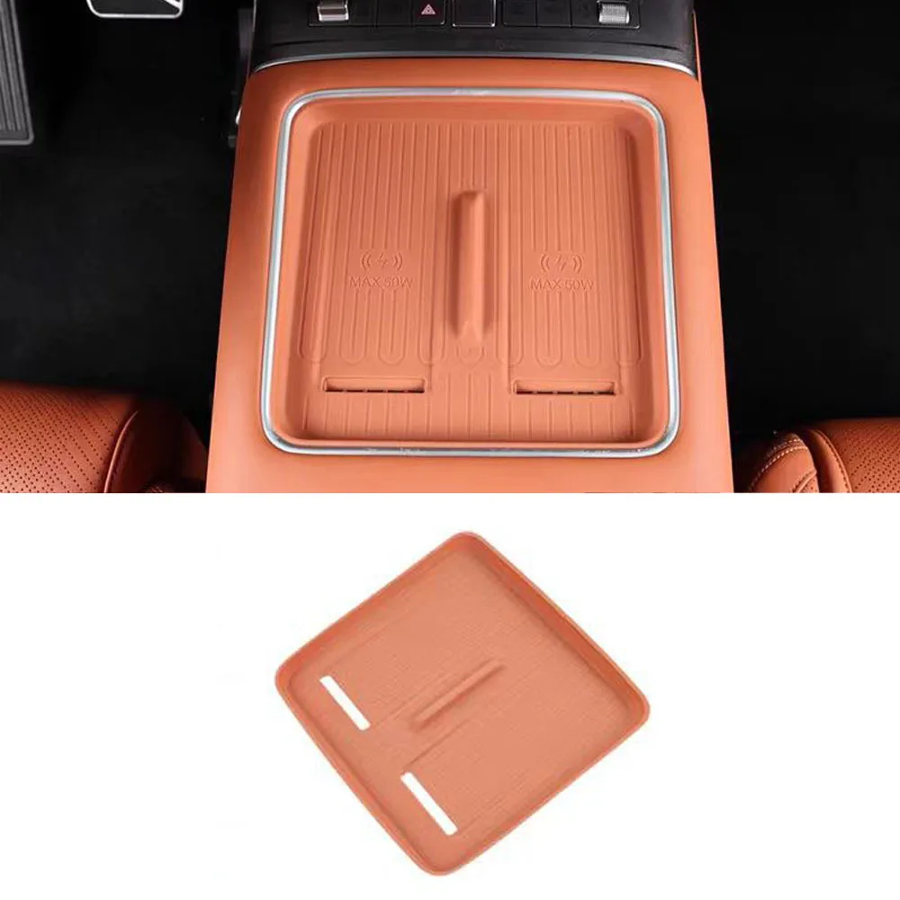 

Автомобильная беспроводная зарядная панель с центральным управлением, силиконовая чашка для клея, внутренние аксессуары, пригодные для выравнивания Leopard Titanium 7.