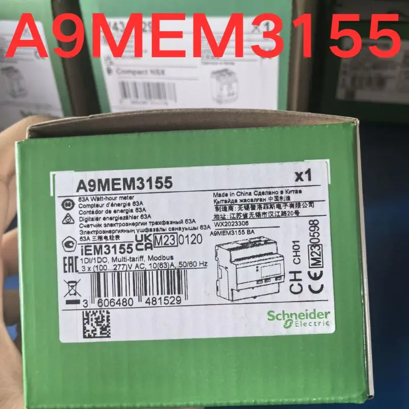 ใหม่เอี่ยม A9MEM3155มิเตอร์วัดพลังงานไฟฟ้า iEM3155