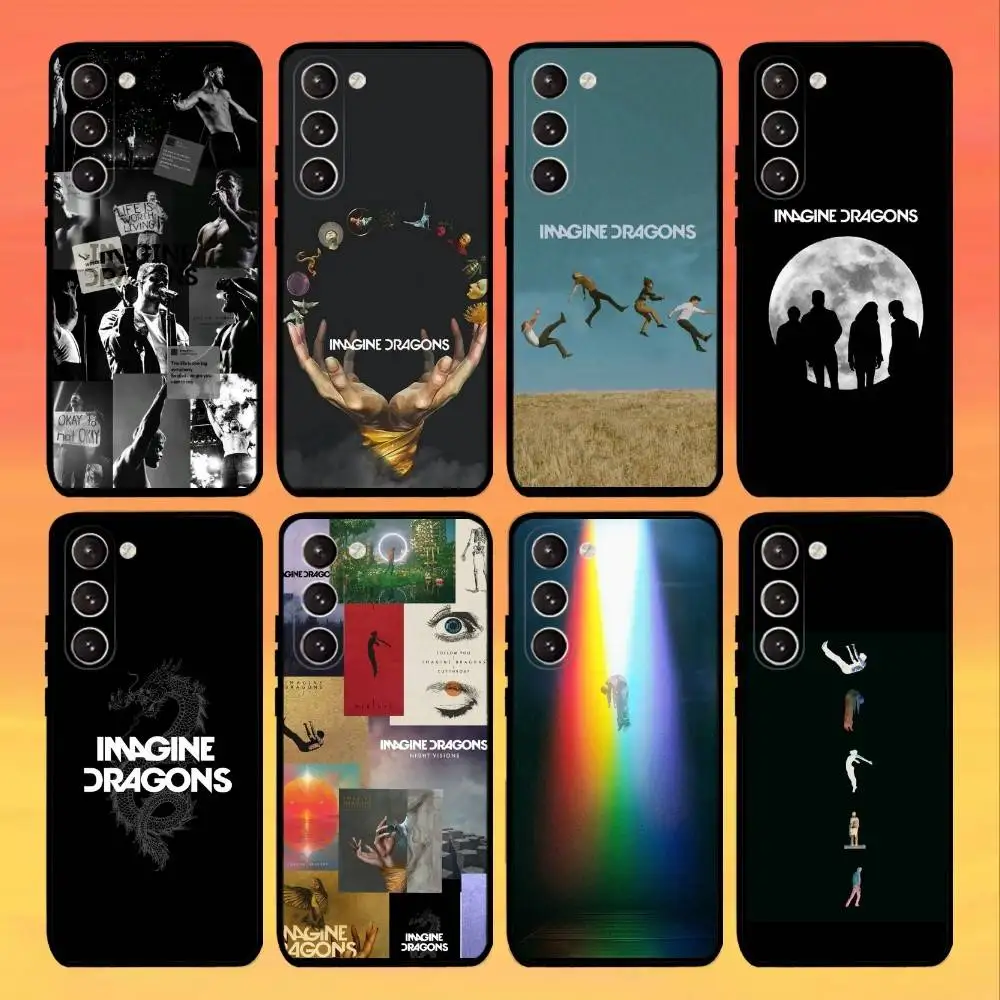 

I-Imagine Dragons Album Phone Case For Samsung Galaxy A73,A21s,A22,A31,A52,A53,A71,A41Soft Black Shell