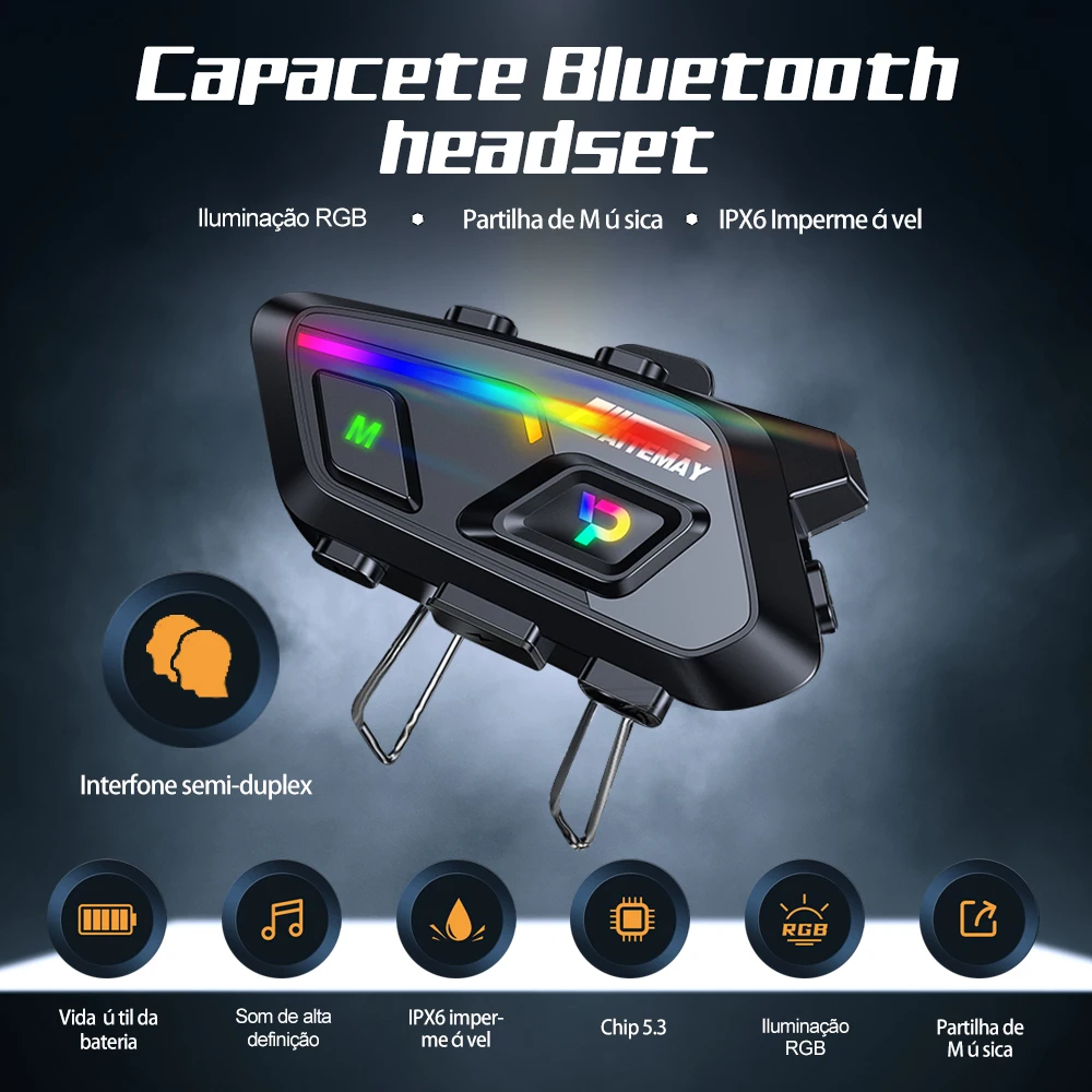interfone-para-motocicleta-fone-de-ouvido-para-capacete-bt-53-intercomunicador-half-duplex-300m-para-10-pilotos-a-prova-d'agua-ipx6-com-compartilhamento-de-musica