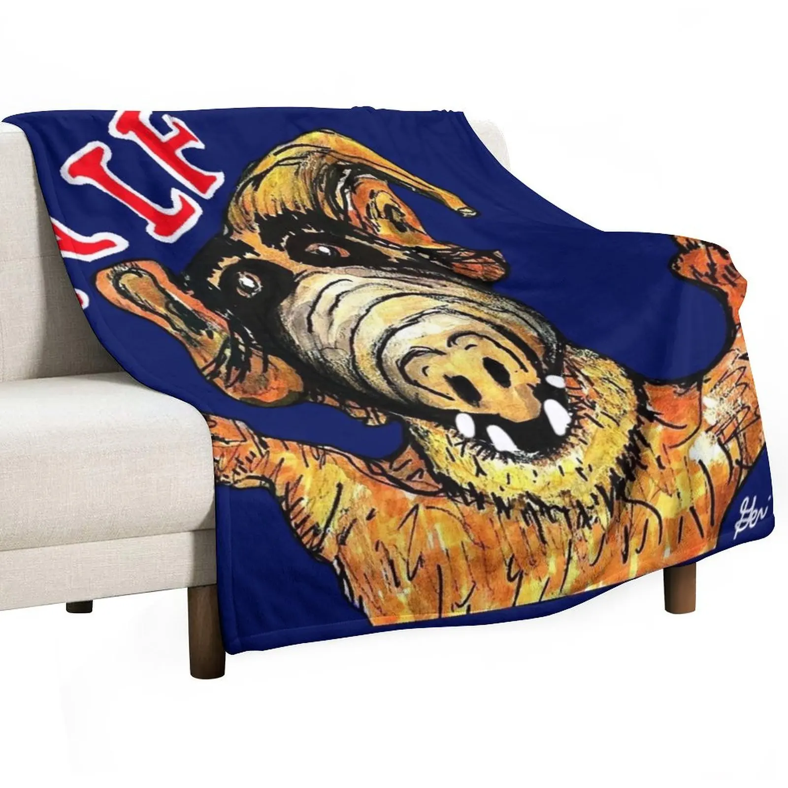 ALF (TV series) September 22, 1986, to March 24, 1990 Throw Blanket Sleeping Bag Beautifuls Soft Beds Blankets