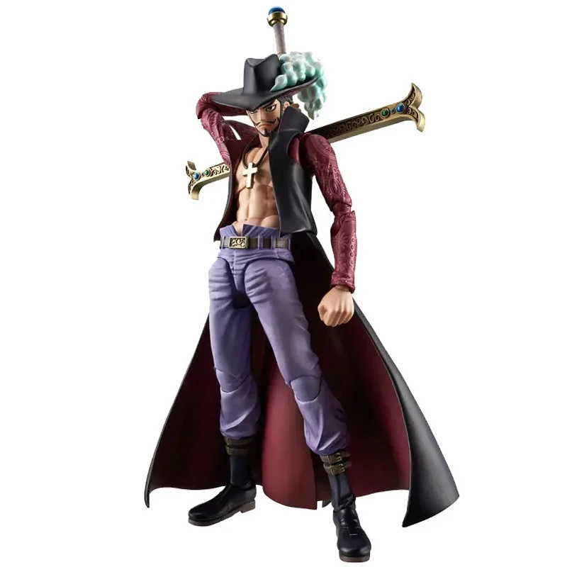 Оригинальные регулируемые экшн-герои MegaHouse VAH Dracule Mihawk ONE PIECE Аниме Фигурка модель коллекционные экшн-игрушки подарки