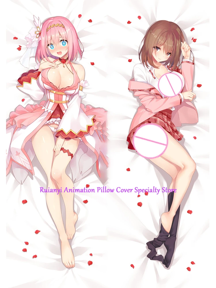 

Двусторонняя наволочка для подушки Dakimakura Anime Yui Kusano наволочка для тела в натуральную величину наволочка для взрослых