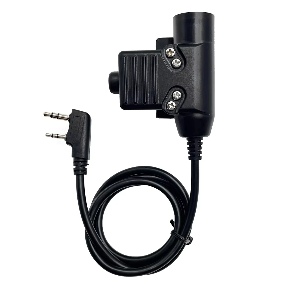 EARMOR Tactical PTT Tactical Headset ​Button activated push-to-talk PTT adapter M51 interface KENWOOD