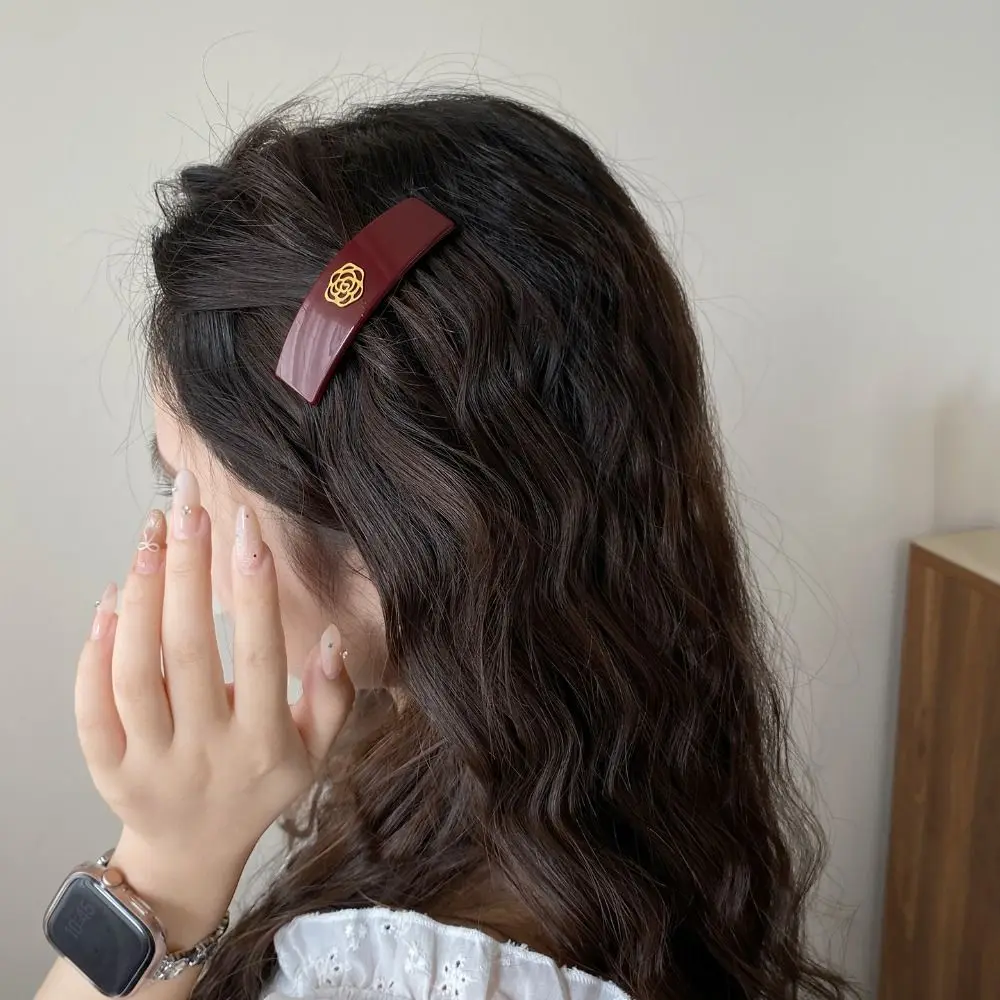 

Teeth Hair Comb Hairpin Barrettes Fixed Combs Camellia Hair Clip Styling Tool Korean Style Headwear Flower Side Clip Children