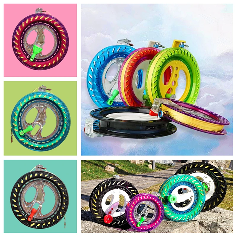 free shipping adults kite reel outdoor toys for children kite flying reel abs kite wheel weifang kites toy sports steering wheel