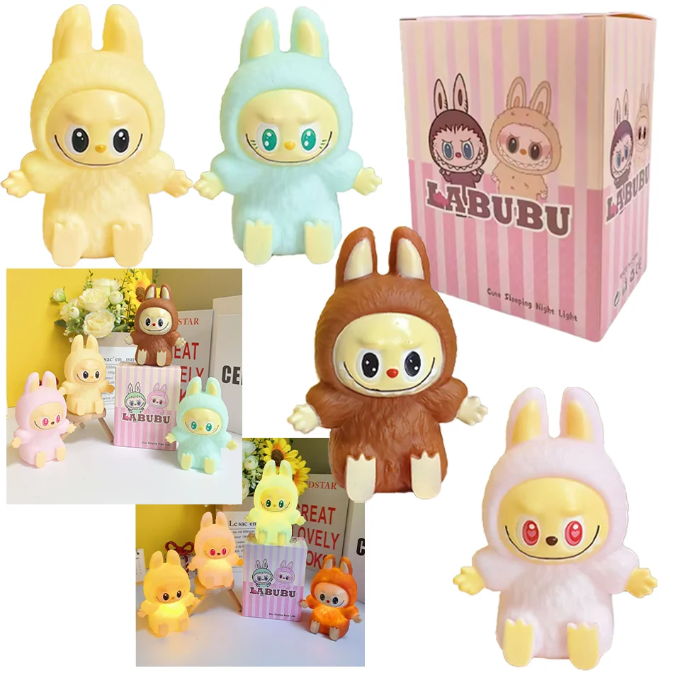 

Linda y encantadora luz nocturna de conejo LABUBU: iluminación suave, luz nocturna estilo conejo, entusiasta de la decoración, r
