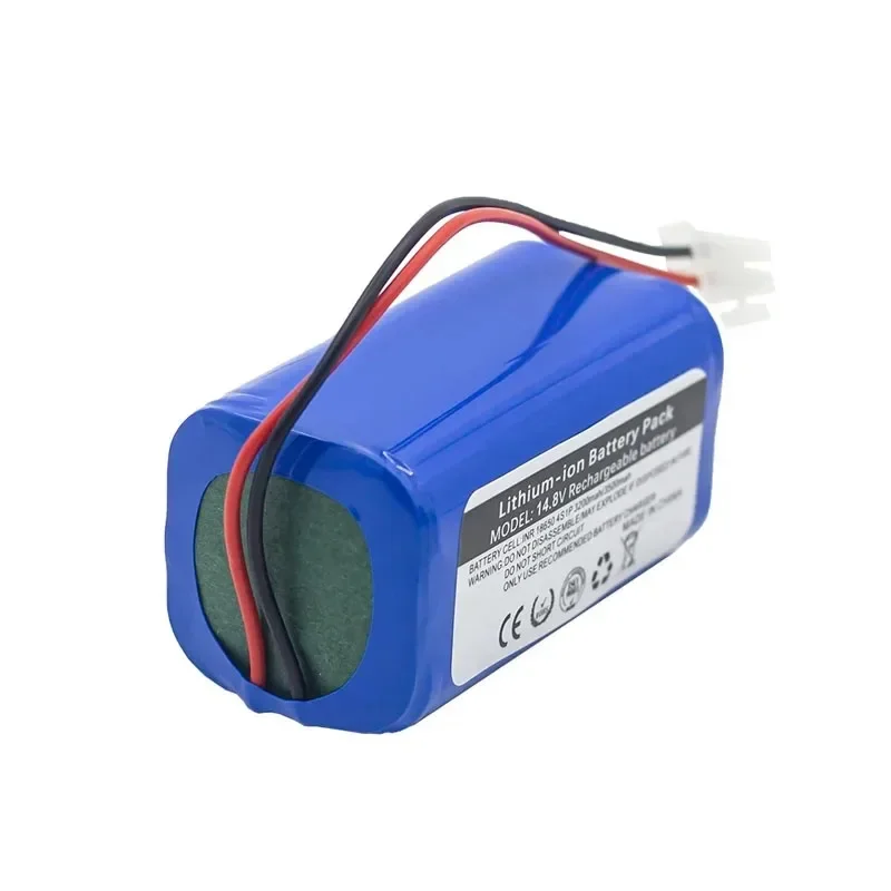 

lithium battery Pack 4S1P 14.8V 2600mah/3500mAh 18650 for A4s, A7, V7s Plus, V55 Pro, W400, A9s ,PX-B020 Robot Vacuum Cleaner