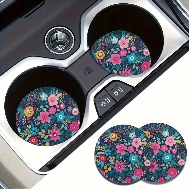 Car water Cup holder slot shock-absorbing Mat wear-resistant washable Interior Accessories Automobiles Parts Accessories