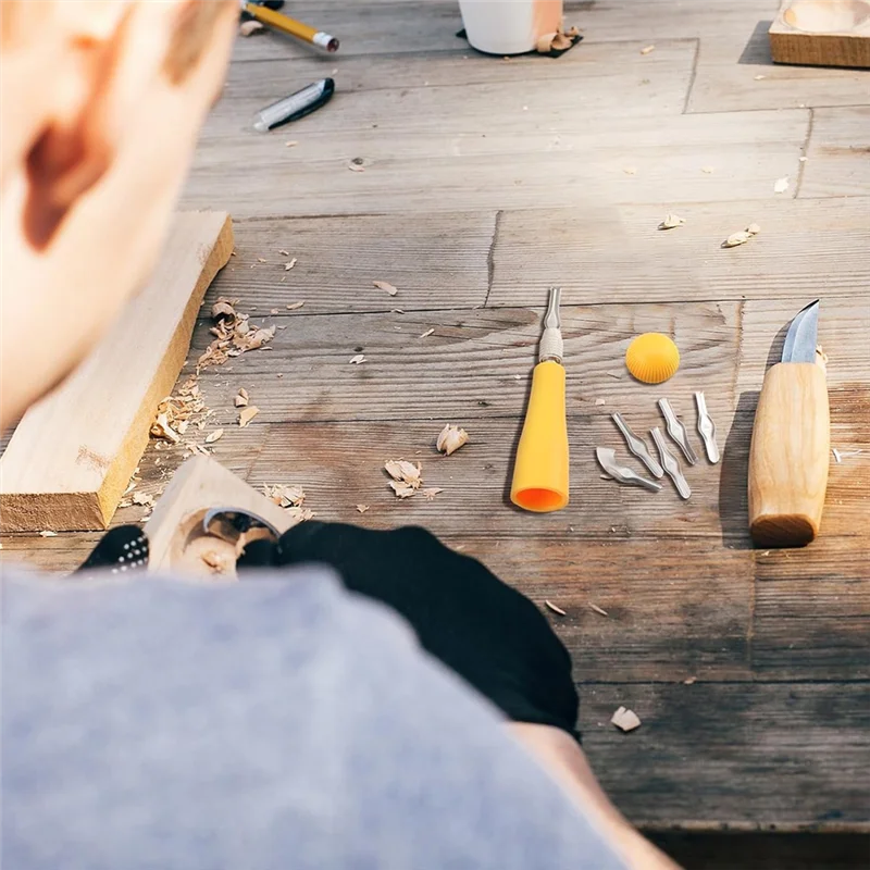 

G6-6Pack Набор резаков для линолеума, инструменты для резьбы, ассортимент инструментов для линорезания, резаки для блоков для печати блоков, разные цвета