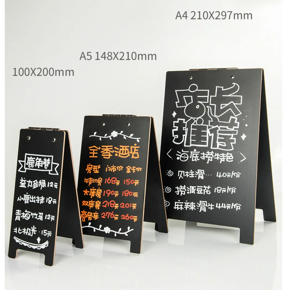 Message Board Memo Blackboard Creative Decor Desktop Home Multifunctional Cafe Menu Card Sign Holder