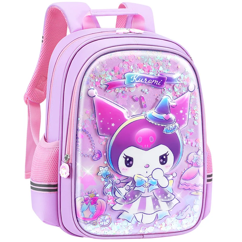 

Оригинальный новый детский рюкзак Sanrio с героями мультфильмов Kuromi, милая сумка для мамы на плечо для девочек