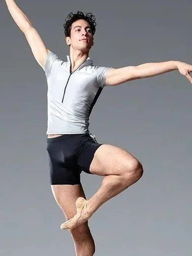 Pantalones de seguridad de baile profesionales para hombres, ropa de baile para práctica de Ballet, pantalones de yoga para ejercicio, ejercicios de entrenamiento, poliamida de dos puntos