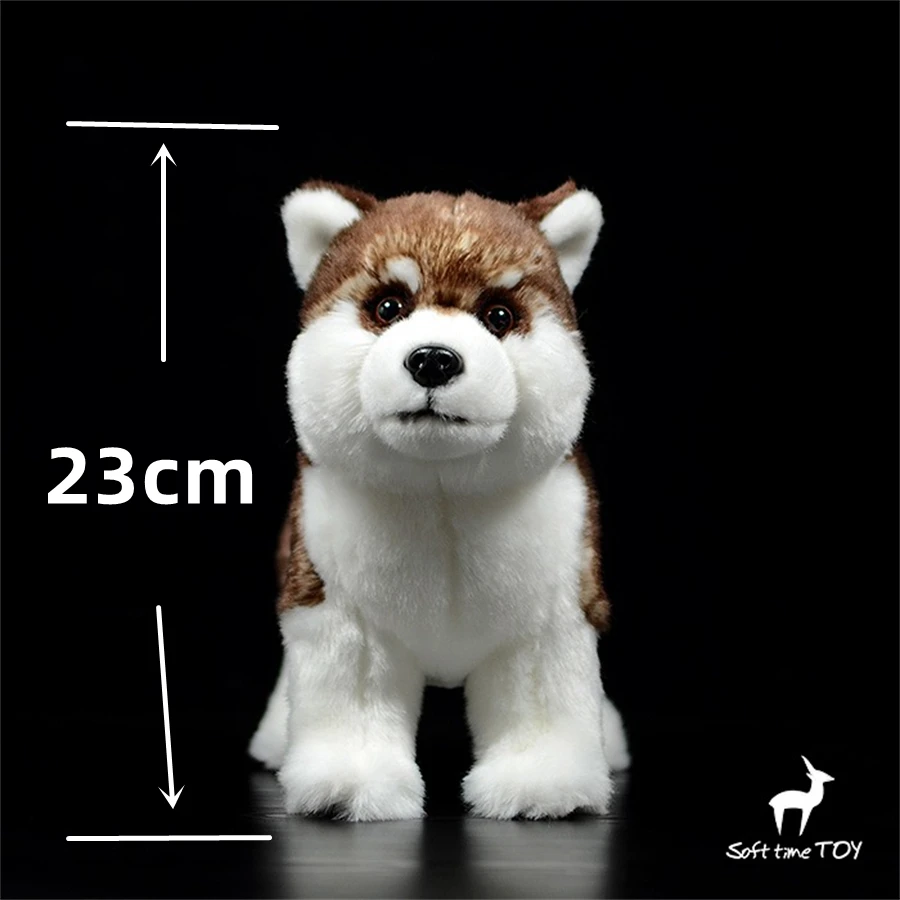 Husky Dog High Fidelity Anime Cute Plushie Eskimo Dog Plush Toys Lifelike Animals Simulation Stuffed Doll Kawai Toy Gifts Kids