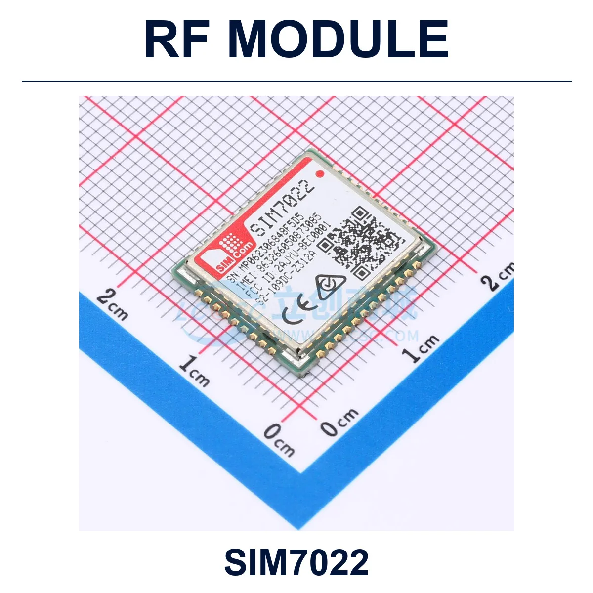 2 PCS SIMCOM SIM7022 Multiband NB-IoT SMT Module UART 2.2-4.3V