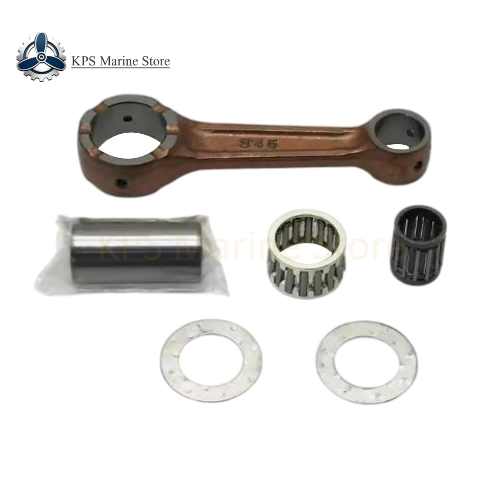Outboard Motor Connecting Rod Assembly 345-60040-0 345-00040-0 For Tohatsu 2 Stroke 40HP M40D2/M50D2, Compatible Mercury T40