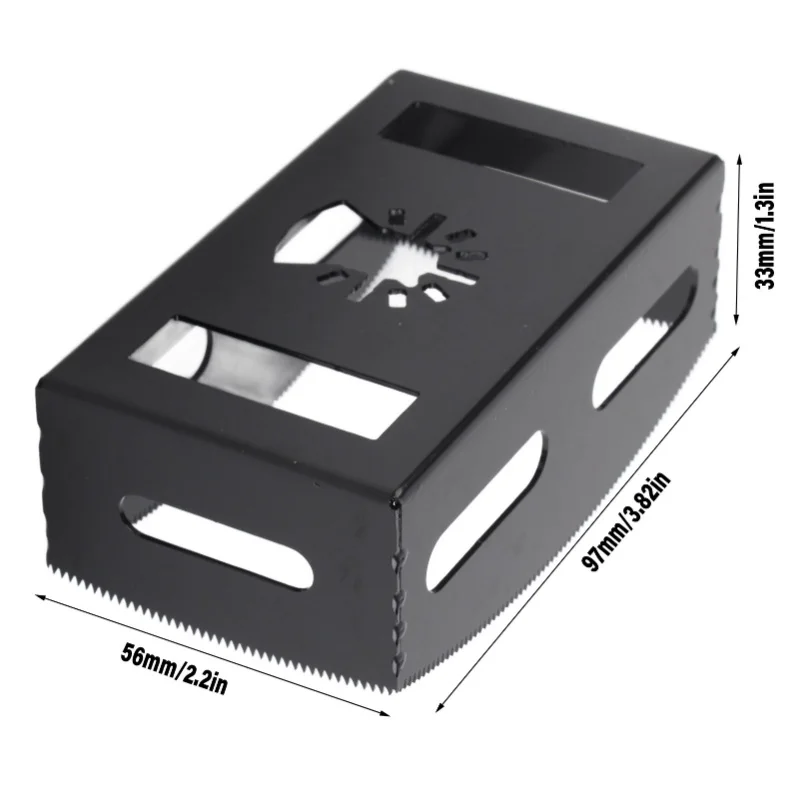Rectangle Slot Cutter HSS Oscillating Saw Blade Safe Electric Box Slot Cutting Blades