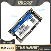 OSCOO SSD M2 2242 NGFF M2 128GB 256GB 512GB Internal Solid State Drive for Laptop Deskop Server