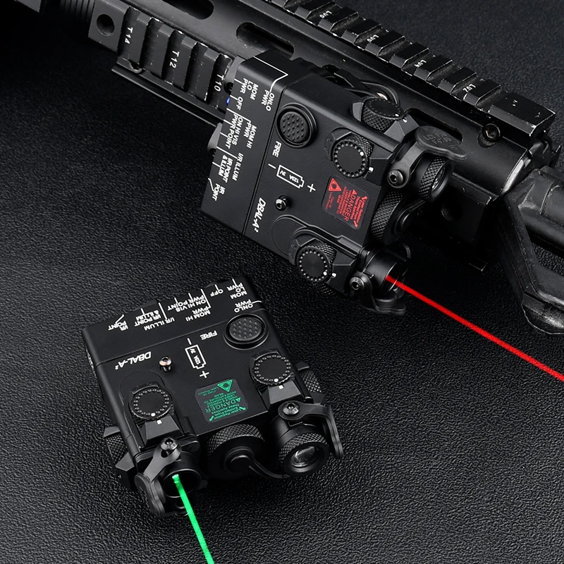 Dbal A2 Ultra Tactical M300 M600 Flashlight Aiming Device Red Green hunting optics Airsoft accessories Fit 20 MM PEQ15  NGAL