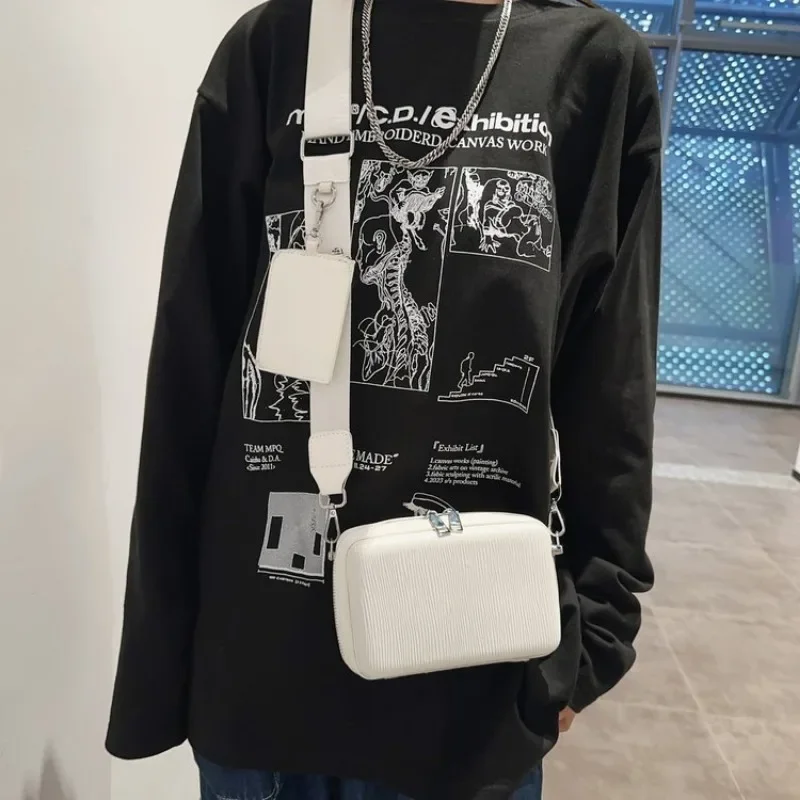 Spring Men's Bag Fashionable and Simple Crossbody Bag Trendy and Personalized Shoulder Bag Couple Style Unisex Сумка