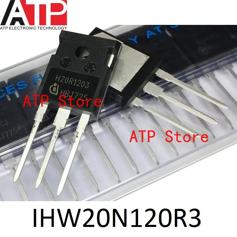 

10 штук, 100% новые, импортные, оригинальные транзисторы IGBT H20R1203 IHW20N120R3 TO-247, 1200В 20А