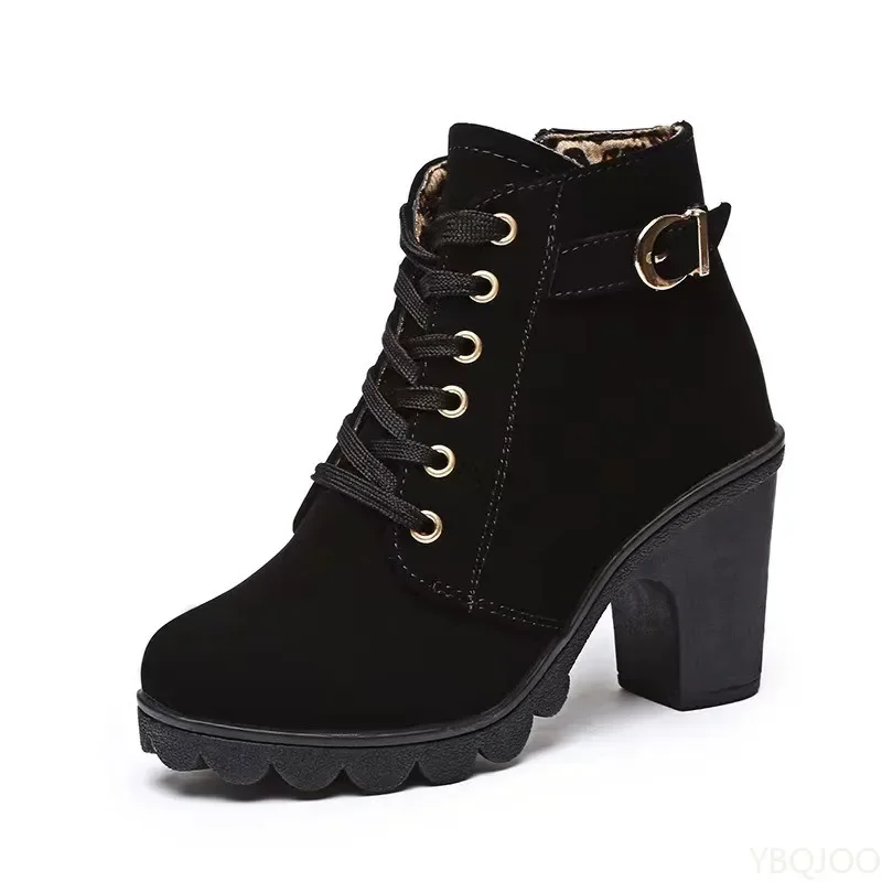 New spring Mid Heels Women Fashionable comfortable Knee High shoes Women Retro Trend shoes Elegant minimalist Women Boots