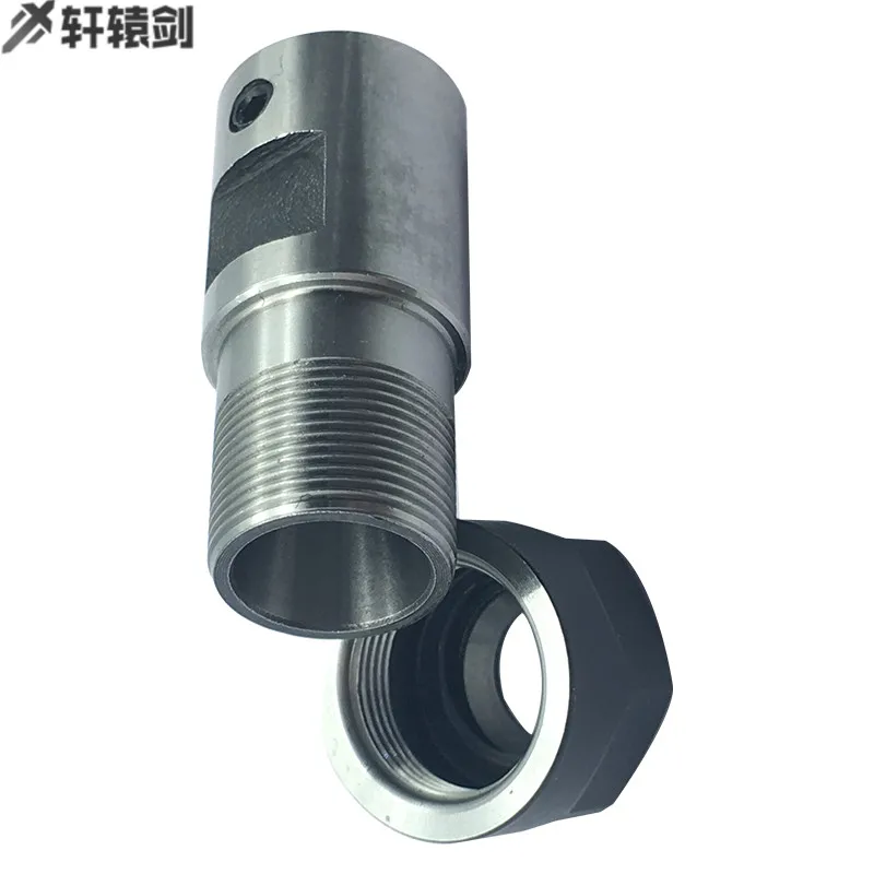 2PCS ER20 8MM 10MM 12MM 14MM 16MM Collet Chuck Motor Shaft Extension Rod Spindle Collet Lathe Tools Holder Milling Boring