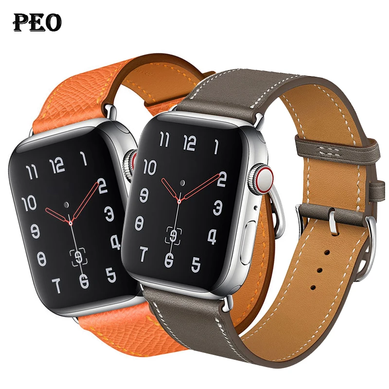 Smartwatch Apple Watches For Men - Leder-Uhrenarmband für Apple Watch-Armbänder 46 mm