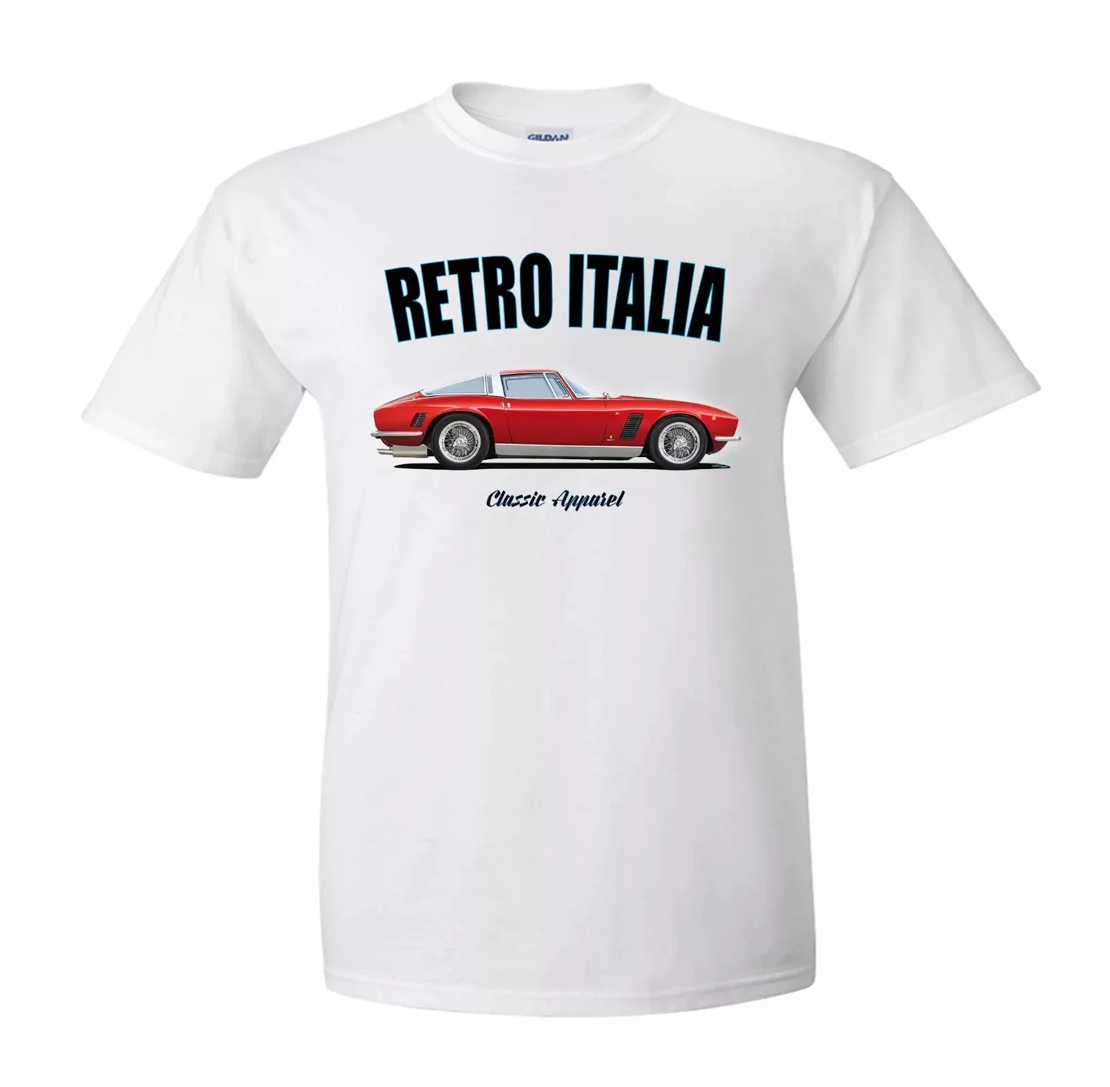 ISO GRIFO T-shirt. RETRO ITALIA. CLASSIC CAR. SUPERCAR. MODIFIED. ITALIAN.