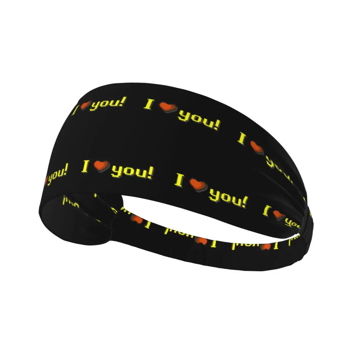 

Old School Runescape "I Love You" Men Women Headband Wicking Moisture Sports Sweatband for Gym Yoga Running