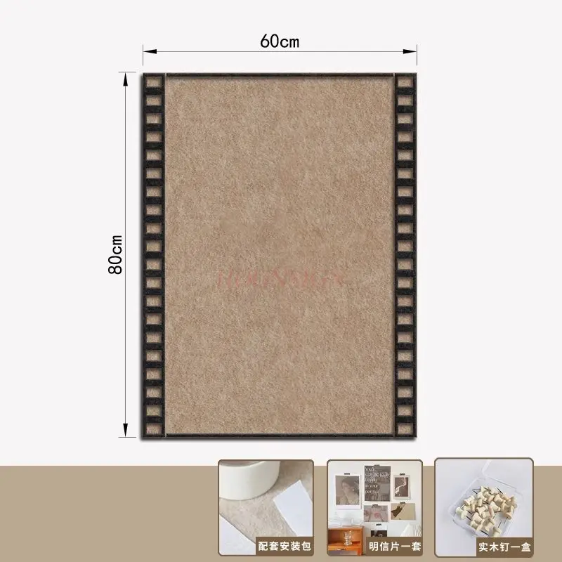 

1 шт., комбинированная фоторамка с сообщением, Polaroid, креативная ностальгическая мягкая деревянная доска, фетровые наклейки на стену