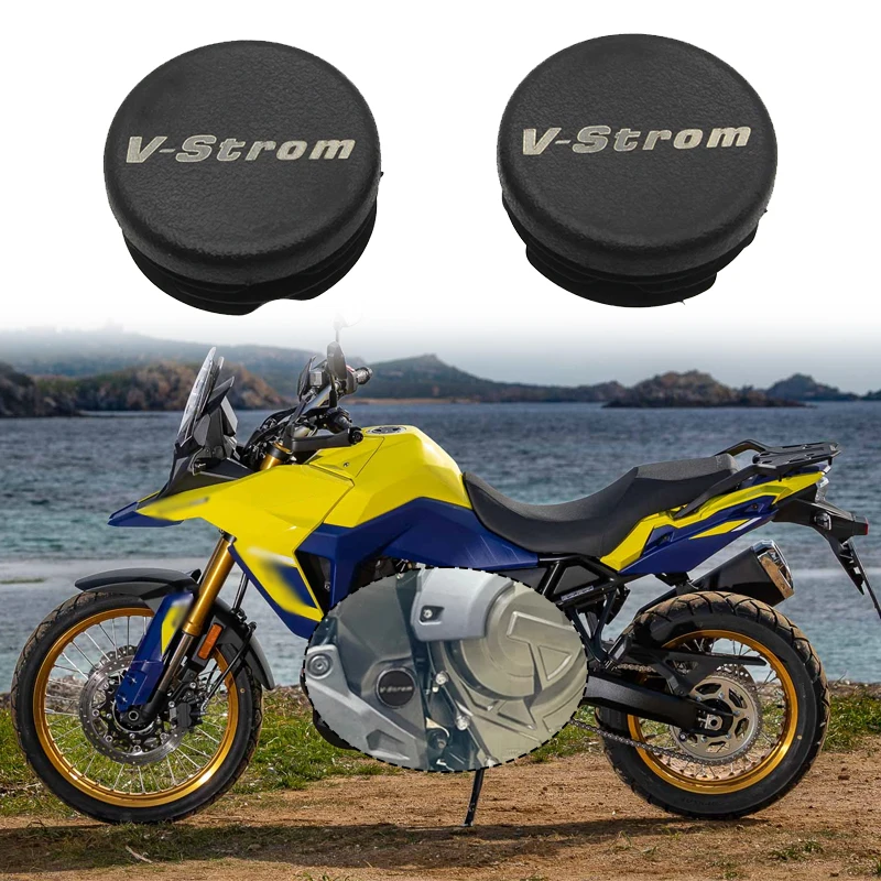 

2PCS Motorcycle Frame Hole Cover Caps Plug Decorative Frame Cap Set Fit For Suzuki V-STROM 800 DE VStrom 800DE 2023 2024