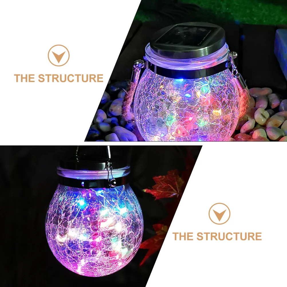 

2pcs Solar Gazing Ball Light Replacement Parts for Outdoor Garden Lantern Hanging Decorative Accessories