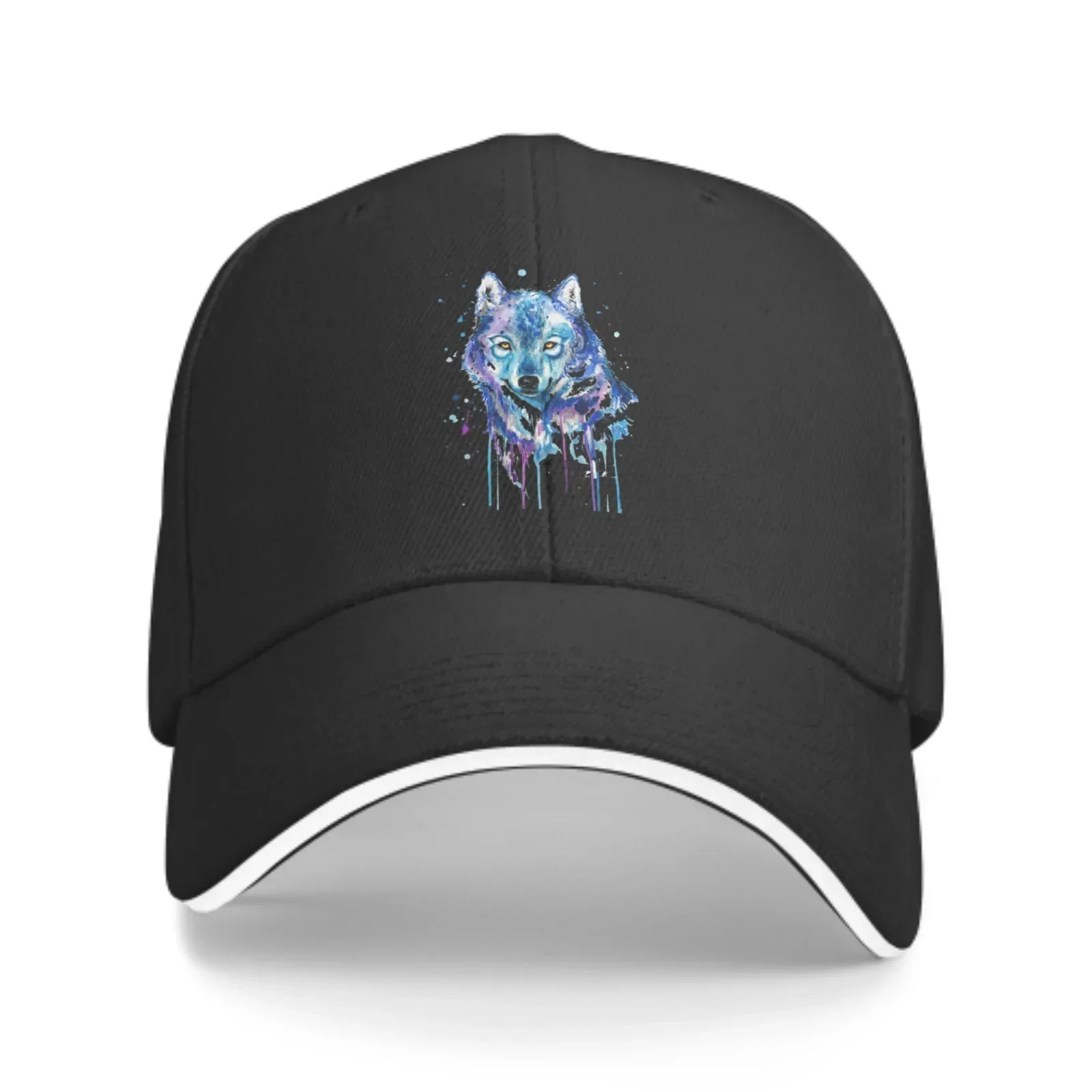 Wolf head New Summer Fashion Unisex Adjustable Unstructured Cap Outdoor Tourism Leisure Sunshade Baseball Hat