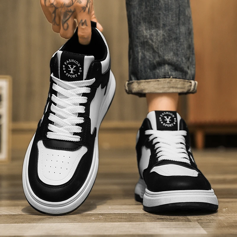 

New Spring Shoes for Men Waterproof Sports Leisure Shoes Low Top Flat Bottom Versatile Breathable Simple Comfortable Men's Shoes